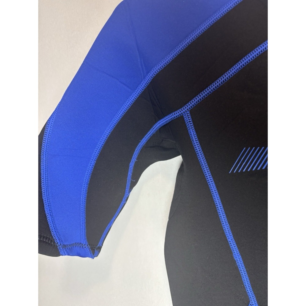 Bare 2mm Sport Shorty Wetsuit Men's LJ Black Blue Back Zip Neoprene - Picture 6 of 16